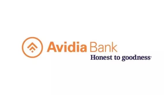 Avidia Bank logo with tagline "Honest to Goodness"