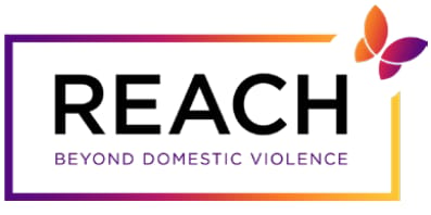 Reach logo with tagline "Beyond Domestic Violence"