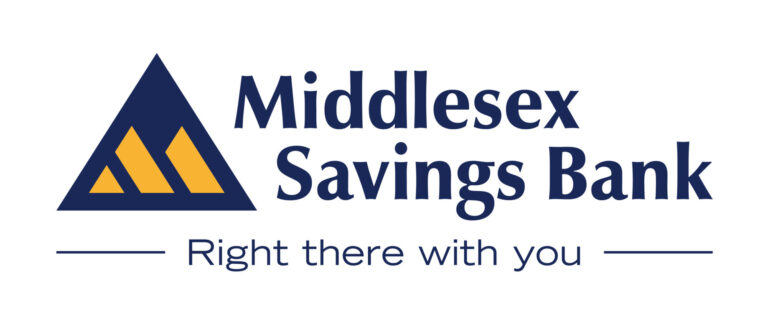 Middlesex Savings Bank Logo with tagline "Right there with you"