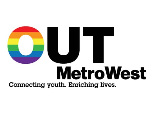 OUT MetroWest logo with tagline "Connecting Youth. Enriching lives."